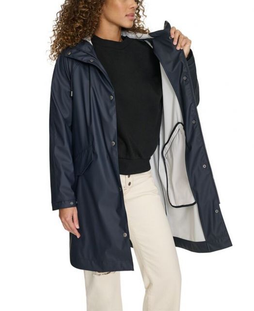【送料無料】 リーバイス レディース ジャケット・ブルゾン アウター Women's Raglan Sleeve Rain Collar Jacket Navy