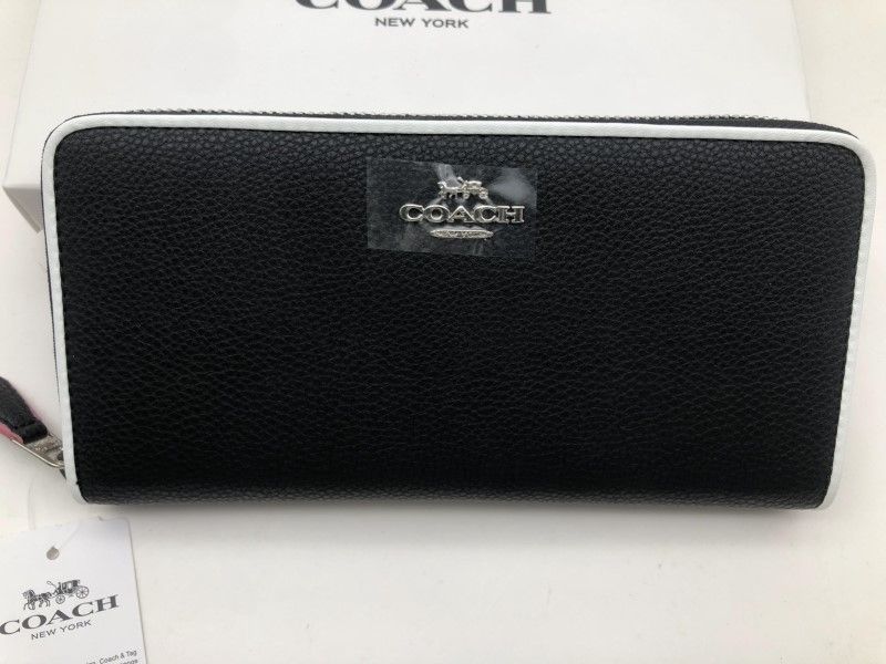 コーチ COACH 長財布 財布 シグネチャー アコーディオンラウンドジップウォレット新品 F12585 s167