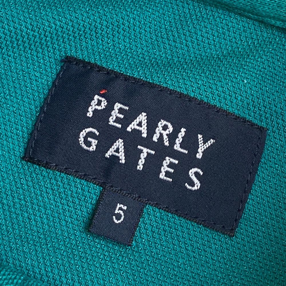 【パーリーゲイツ】フロッキー ロゴ 半袖ポロ ワンピース ゴルフ L グレー×黒 PEARLY GATES - 【パーリーゲイツ】フロッキー ロゴ 半袖ポロ