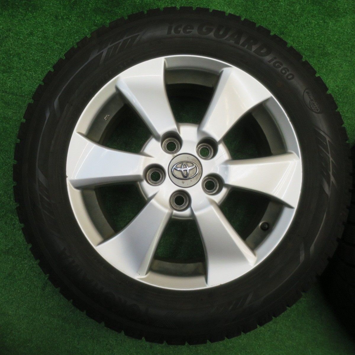 バリ溝 22年 9.5分 トヨタ 20系 アルファード ヴェルファイア 純正 215|60R16 スタッドレス ヨコハマ アイスガード iG60 16インチ PCD114.3|5H 5101501NJス WWW_NOITHATQUANGTHANH_NET