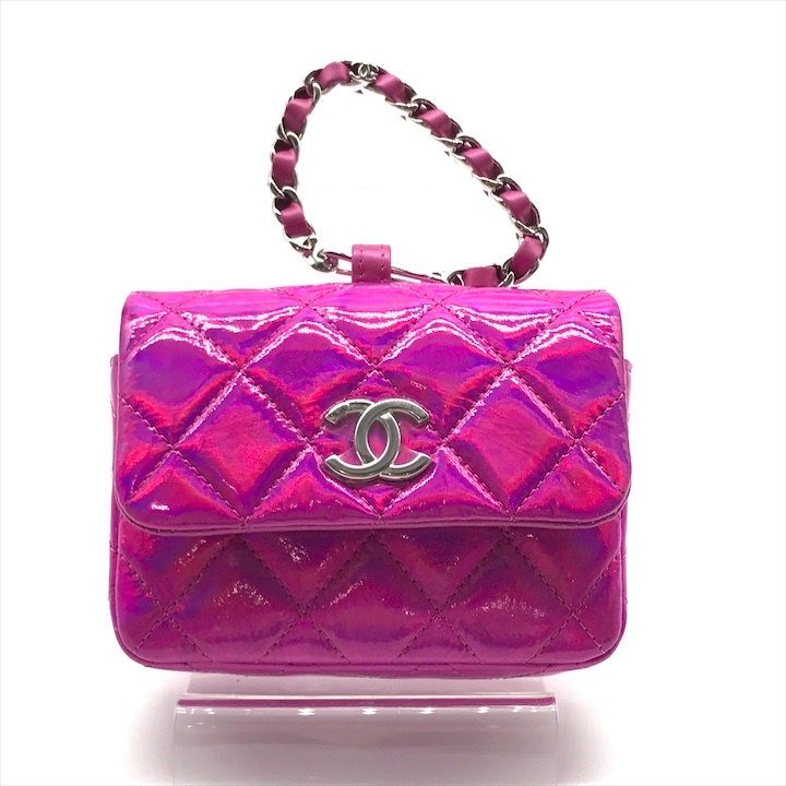 未使用 CHANEL シャネル ココマーク マトラッセ ミニシンフォニー  