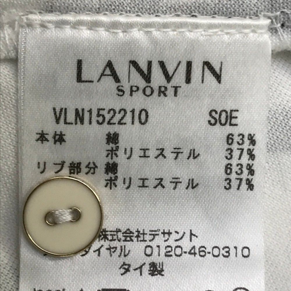 サイズ：38 LANVIN SPORT ランバン スポール 半袖ポロシャツ