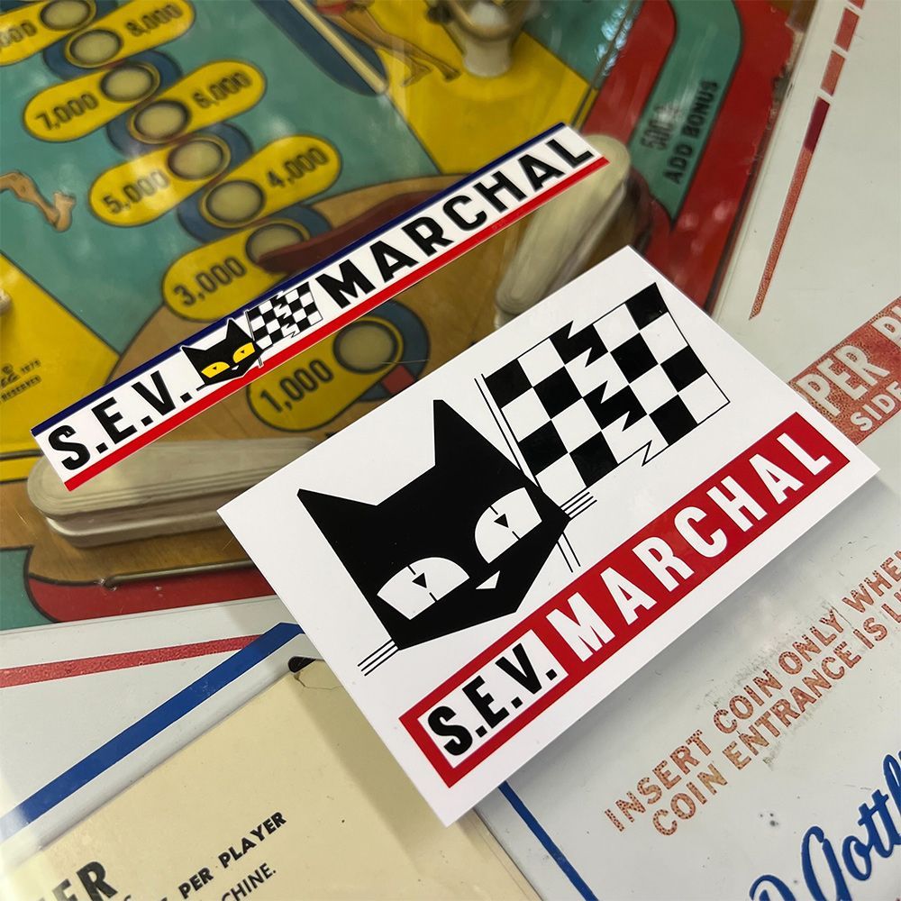 ステッカー２枚セット 当店厳選 #SET204 MARCHAL S.E.V. マーシャル
