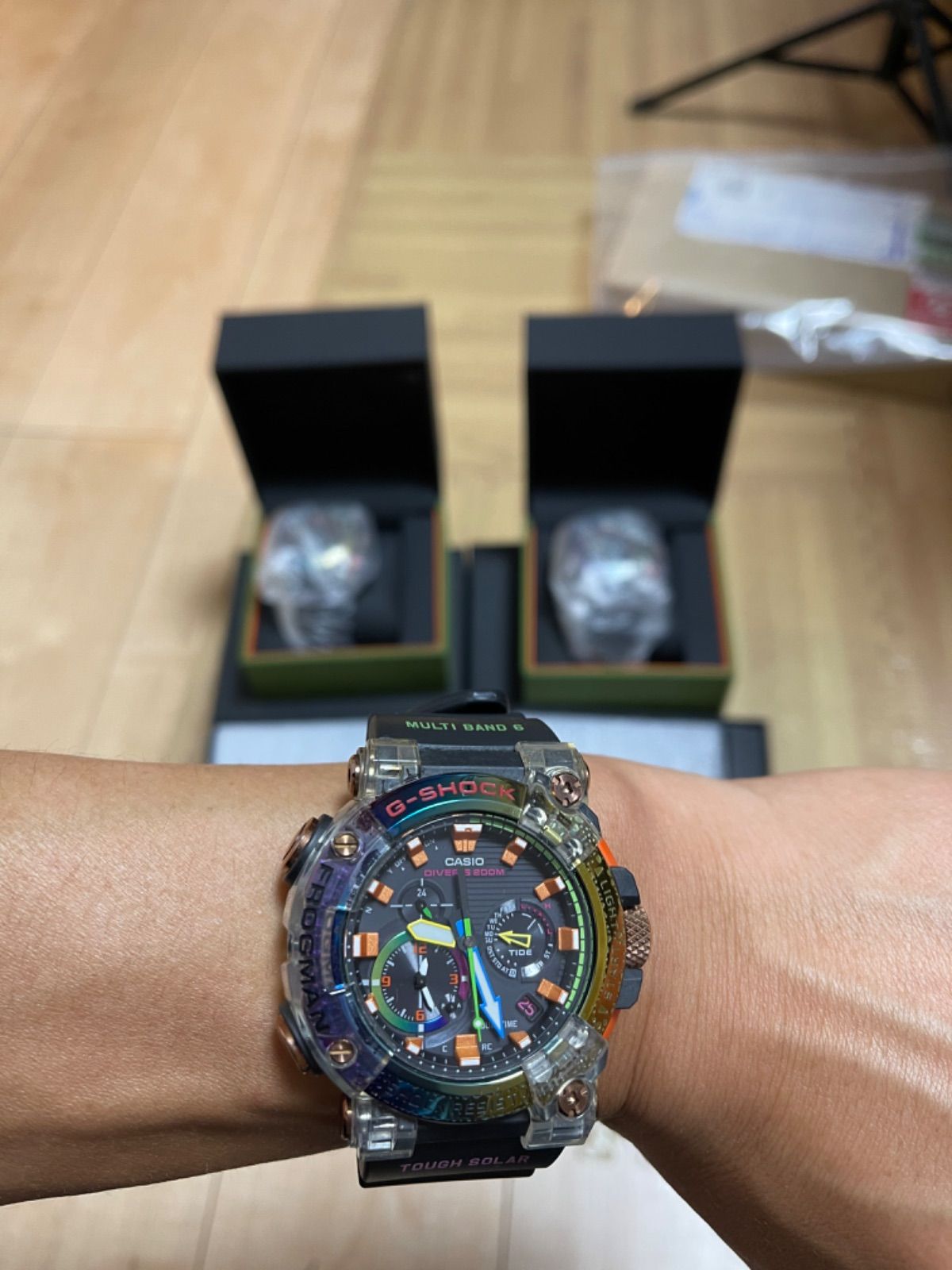 期間限定 CASIO G-SHOCK FROGMAN GWF-A1000BRTボルネオ虹蛙 - 腕時計 