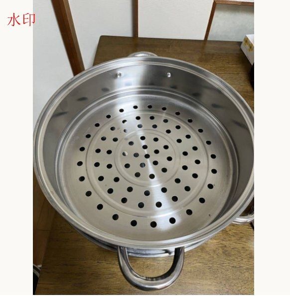 蒸鍋34cm「5層」対応熱源:IH対応 各種熱源対応 ガラス鍋蓋付 中華  