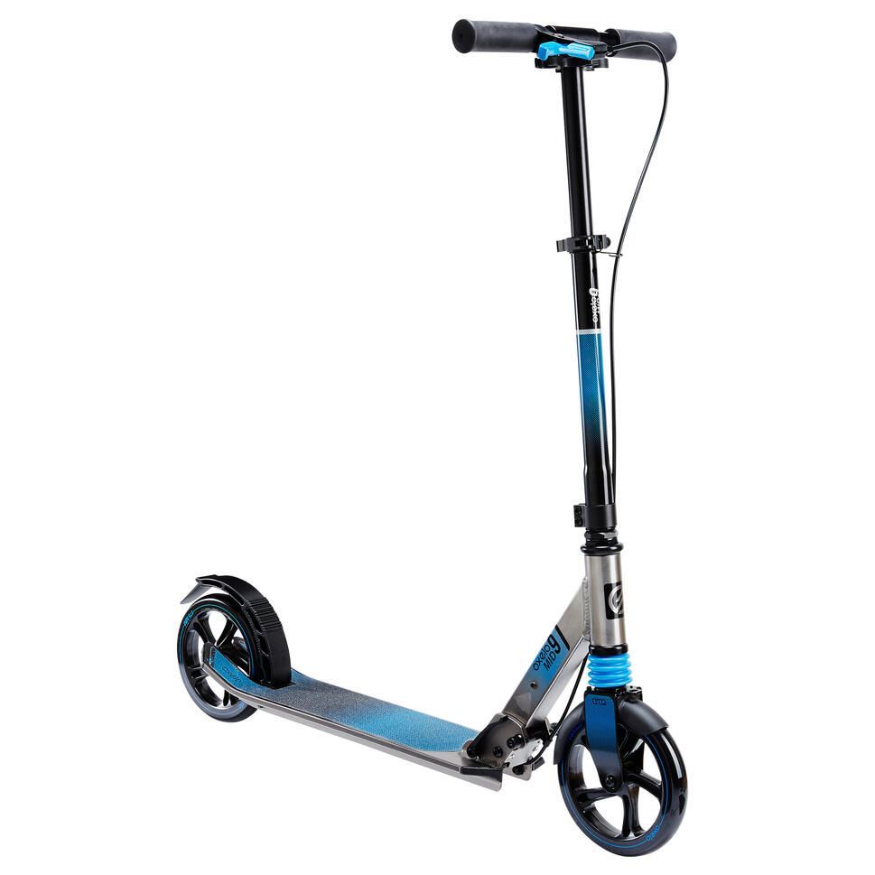 デカトロン OXELO オクセロ キックスケーター Mid 9 大人～キッズ用 身長125〜175cm 外箱破れ 汚れあり