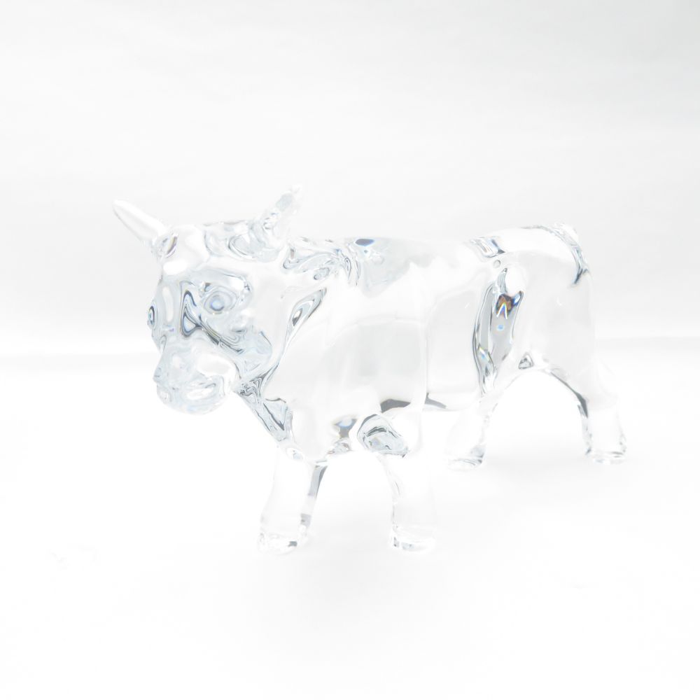 【極美品】Baccarat 干支 丑 牛 クリスタル ガラス オブジェ 置物 楽天市場】バカラ クリスタルオックス 牛 クリア 干支 丑 ウシ