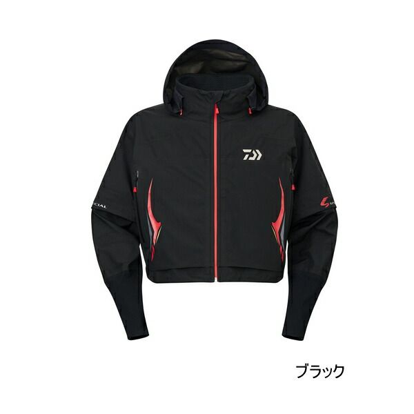 ≪ 25年4月新商品 ≫ ダイワ スペシャル ゴアテックス ベリーショートレインジャケット DR-1425J ブラック Mサイズ
