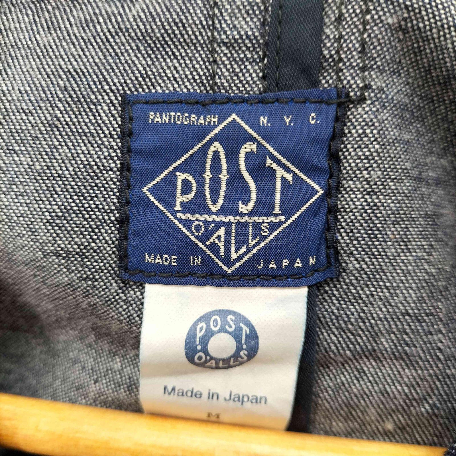ポストオーバーオールズ POST OVERALLS OK Rider 2 デニム