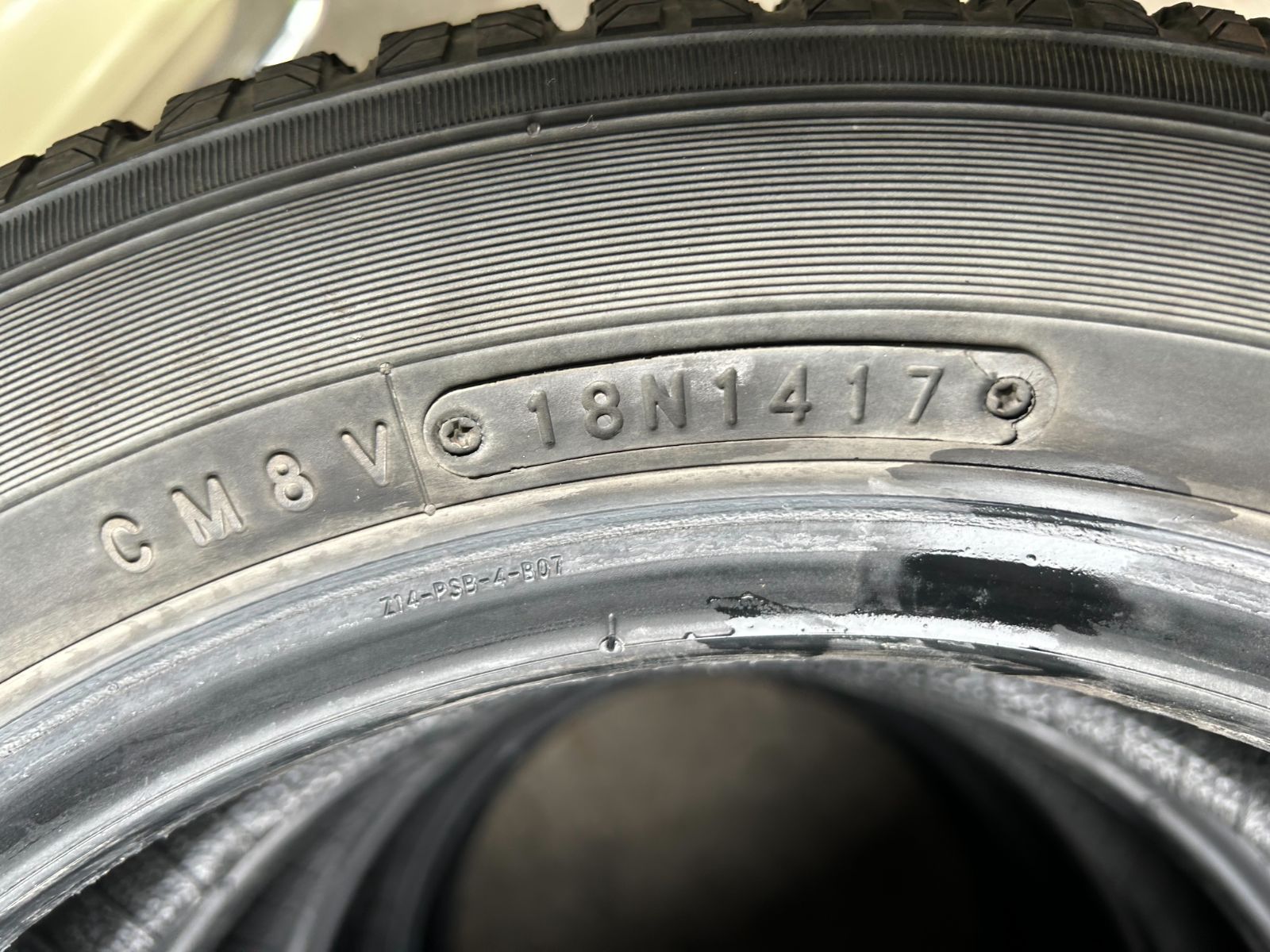 TOYO トーヨー GARIT G5 155/65R14 スタッドレスタイヤ 中古品 4