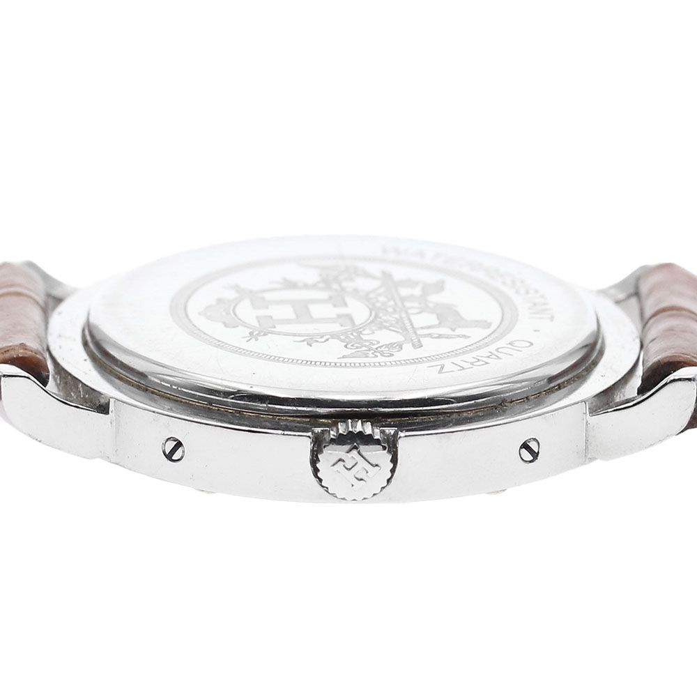 【美品】エルメス クリッパー クォーツ デイト【稼働品】レディース 付属品有り エルメス HERMES クリッパー デイト クォーツ レディース_896955