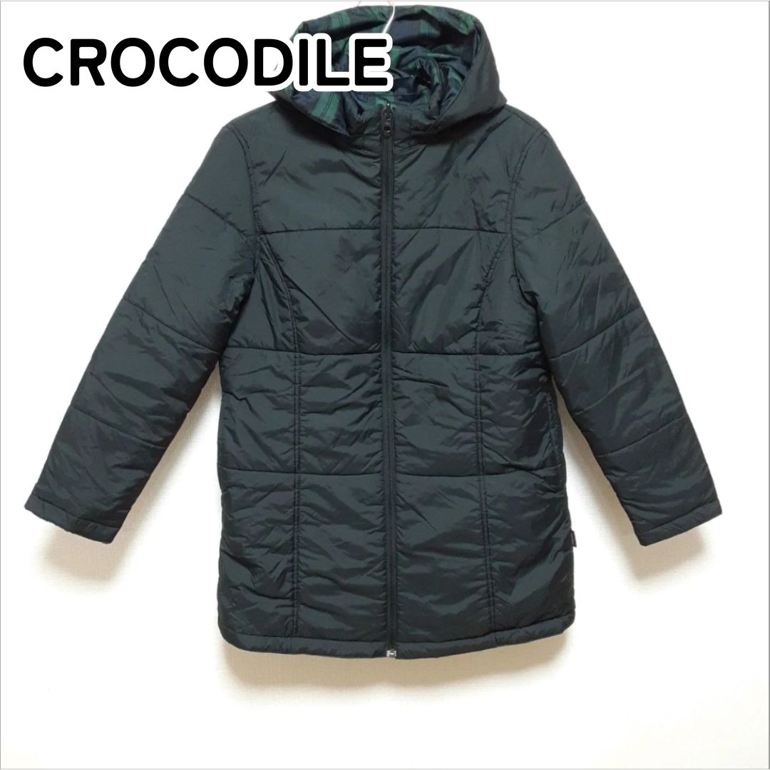 crocodile クロコダイル フーデッド ウール ジャケット・コート L