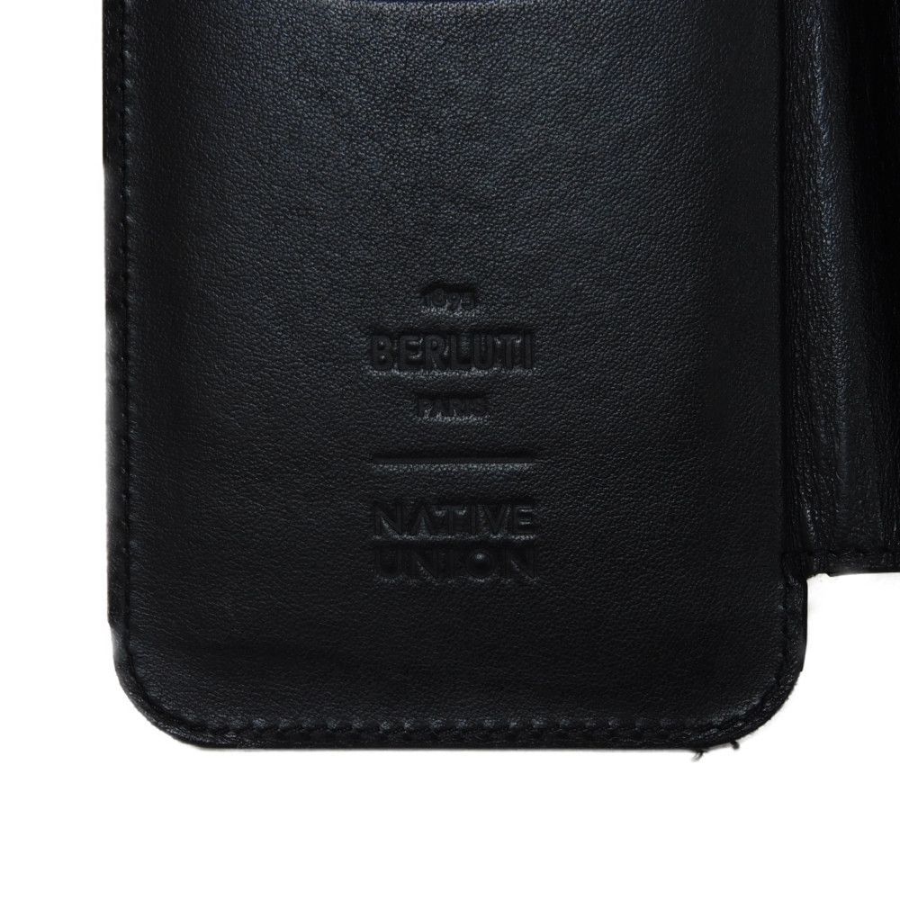 ベルルッティ　スクリットレザー　iphone14pro　フォリオ　14pro Berluti ベルルッティ スクリットレザー iPhone 14 Pro フォリオ
