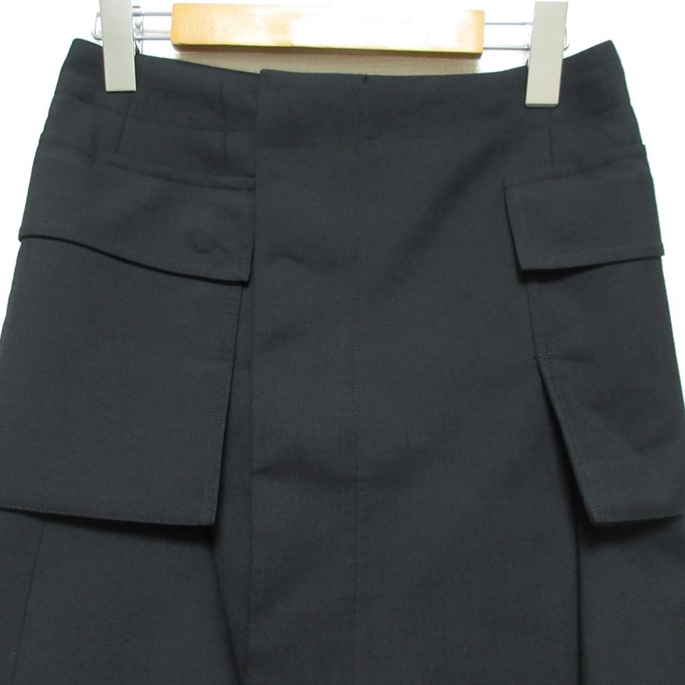 sacai(サカイ) 24SSペチコート付ファブリックコンボスカート24