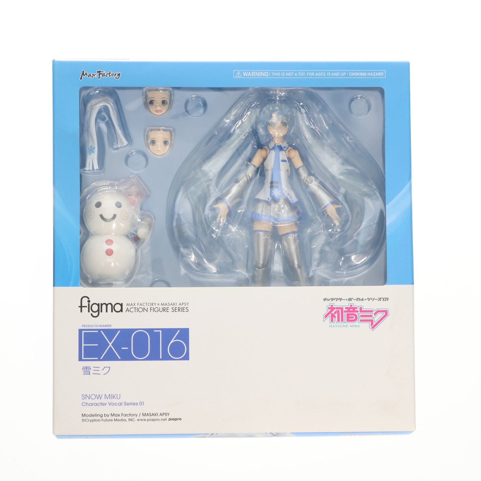 Max Factory - figma(フィグマ) EX-016 雪ミク キャラクター・ボーカル・シリーズ01 初音ミク 完成品 可動フィギュア ワンフェス2014冬&GOODSMILE ONLINE SHOP限定 マックスファクトリー figma(フィグマ) EX-016 雪ミク キャラクター・ボーカル