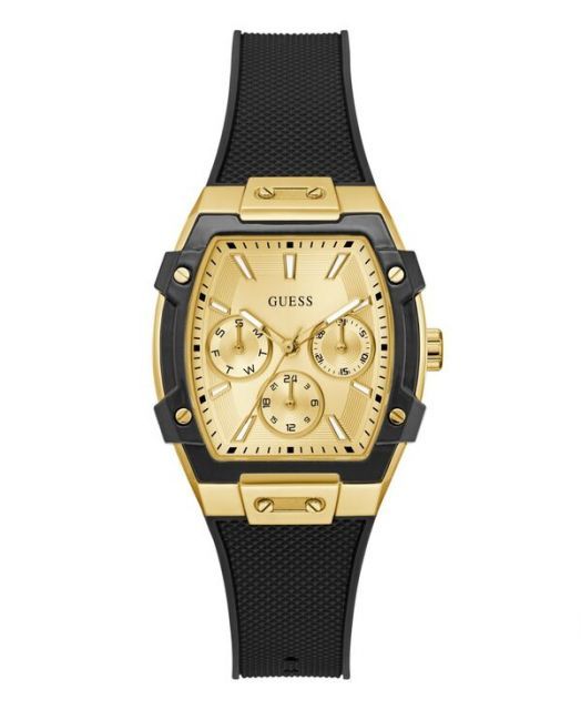 送料無料 ゲス レディース 腕時計 アクセサリー Women s Black G Tone Multi-function Watch 35mm G Tone