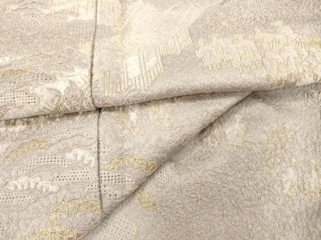 平和屋着物▽中国三大刺繍 スワトウ刺繍 汕頭刺繍 総刺繍 訪問着