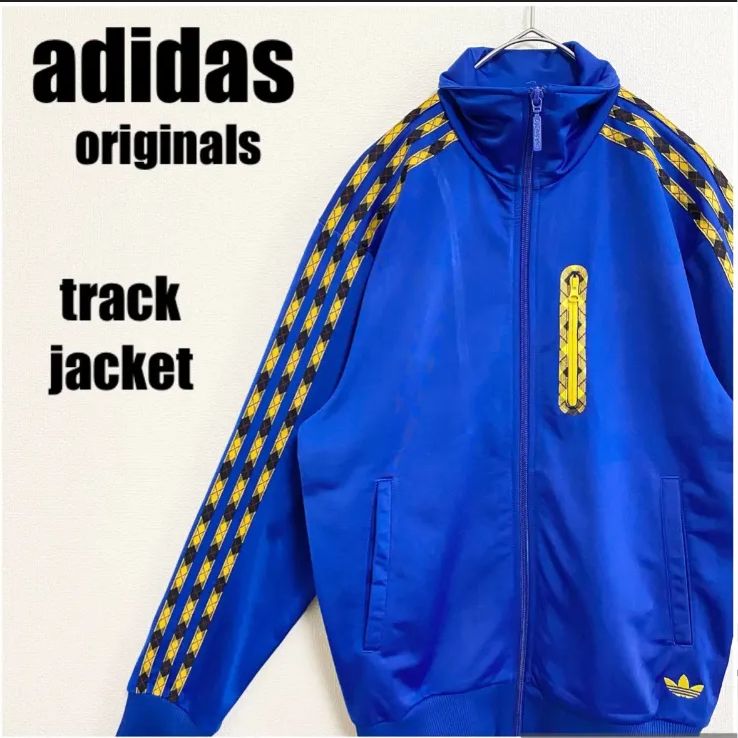 アディダス オリジナル adidas トラックジャケット ブルー 青 スリー 