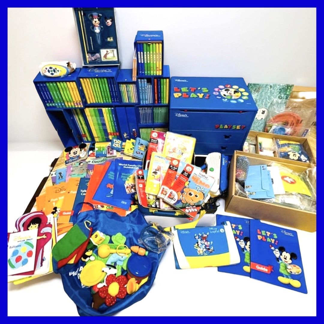 DWE フルセット DVD CD テキスト Sing Along STEP by STEP リープパッド Let s Play ♥ 未開封多数