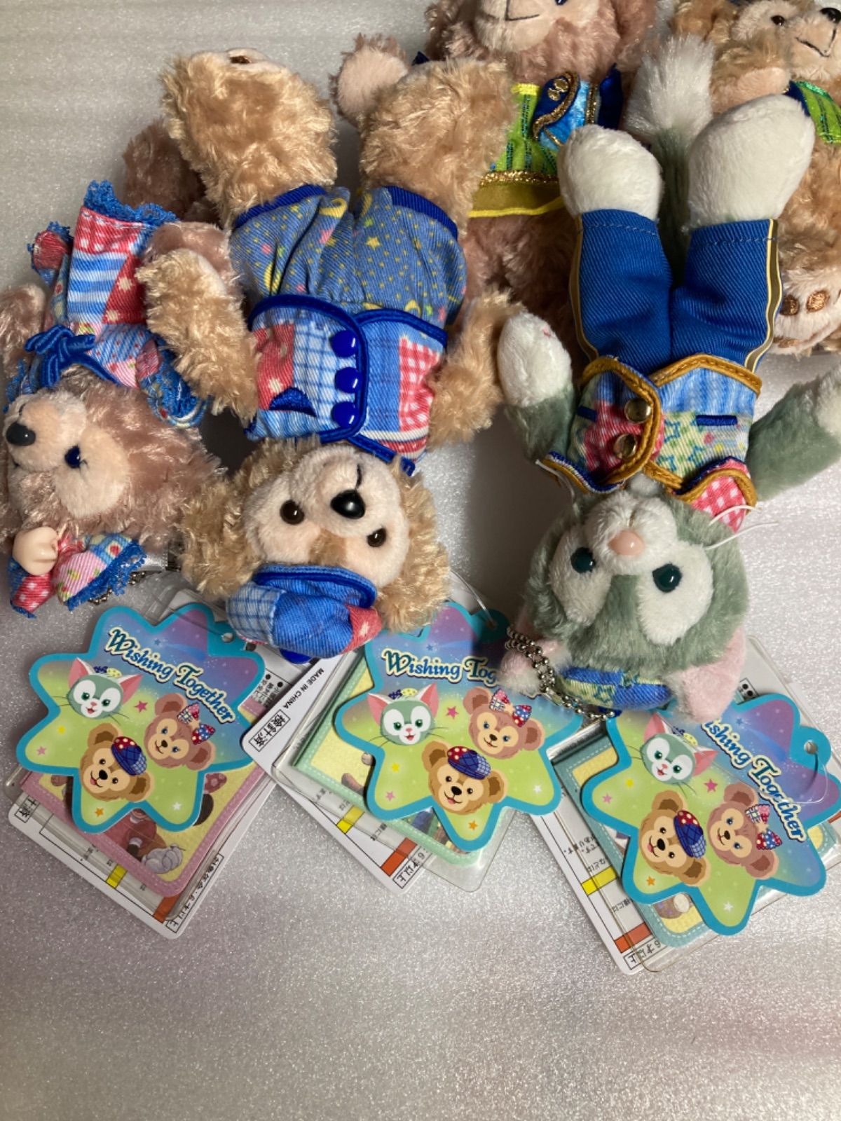 TDS 東京ディズニーシー 15周年 ぬいぐるみバッチ セット