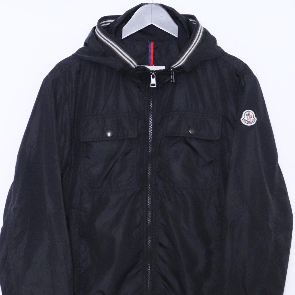 MONCLER ブラック ナイロンジャケット 中古・古着通販】MONCLER (モンクレール) 軽量 ナイロン