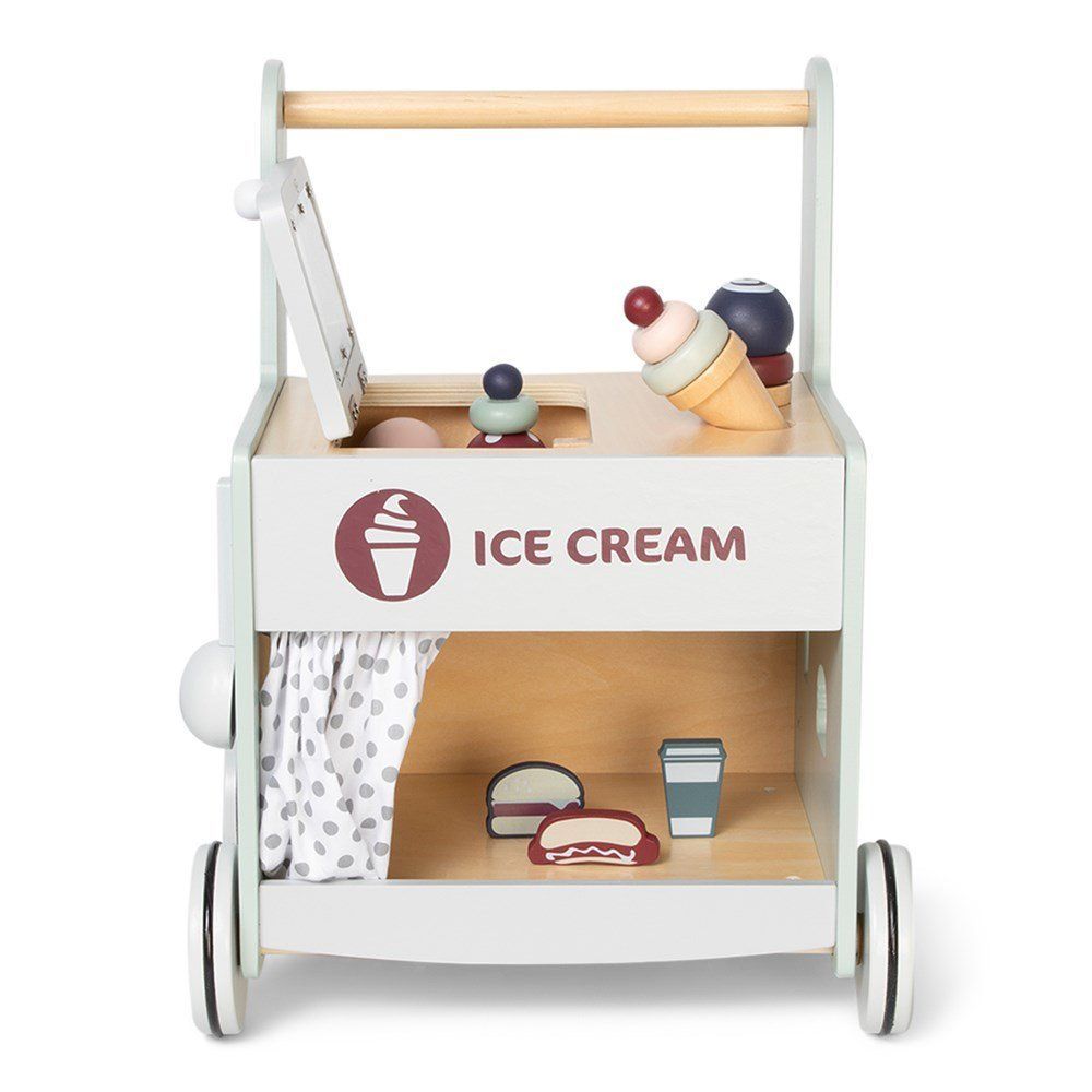 STOY ICE CREAM アイスクリーム　カート　木製　おままごと　海外玩具 STOY ICE CREAM アイスクリーム カート 木製 おままごと 海外玩具