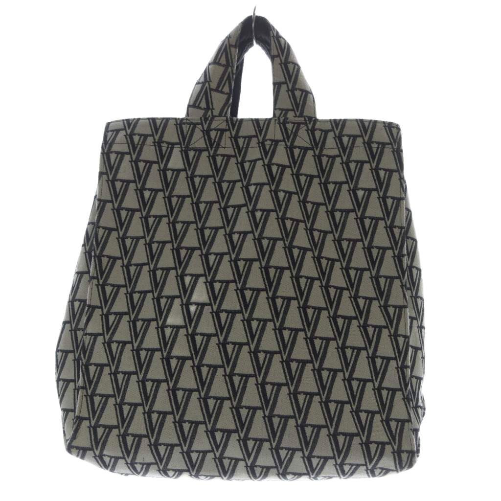 ヴェルメイユパーイエナ VERMEILpariena ジャガードモノグラム トートバッグ ショルダーバッグ 2way グレージュ 黒