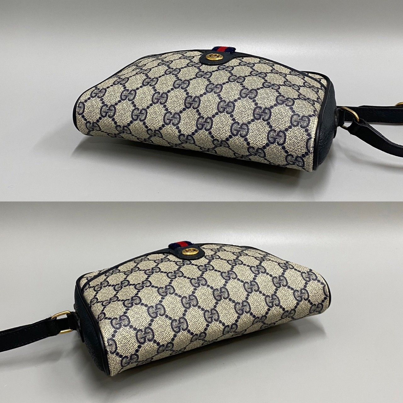 美品 GUCCI オールドグッチ グッチ ヴィンテージ シェリーライン GG