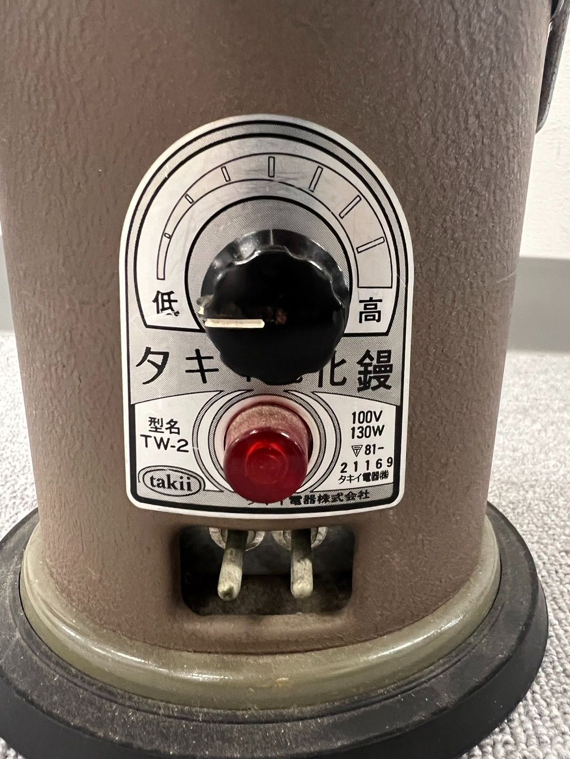 kani_jaです 和裁電化鏝 和裁コテ 和裁こて タキイ製 鏝2本付 kani_jaです 和裁電化鏝 和裁コテ 和裁こて タキイ製 鏝2本付