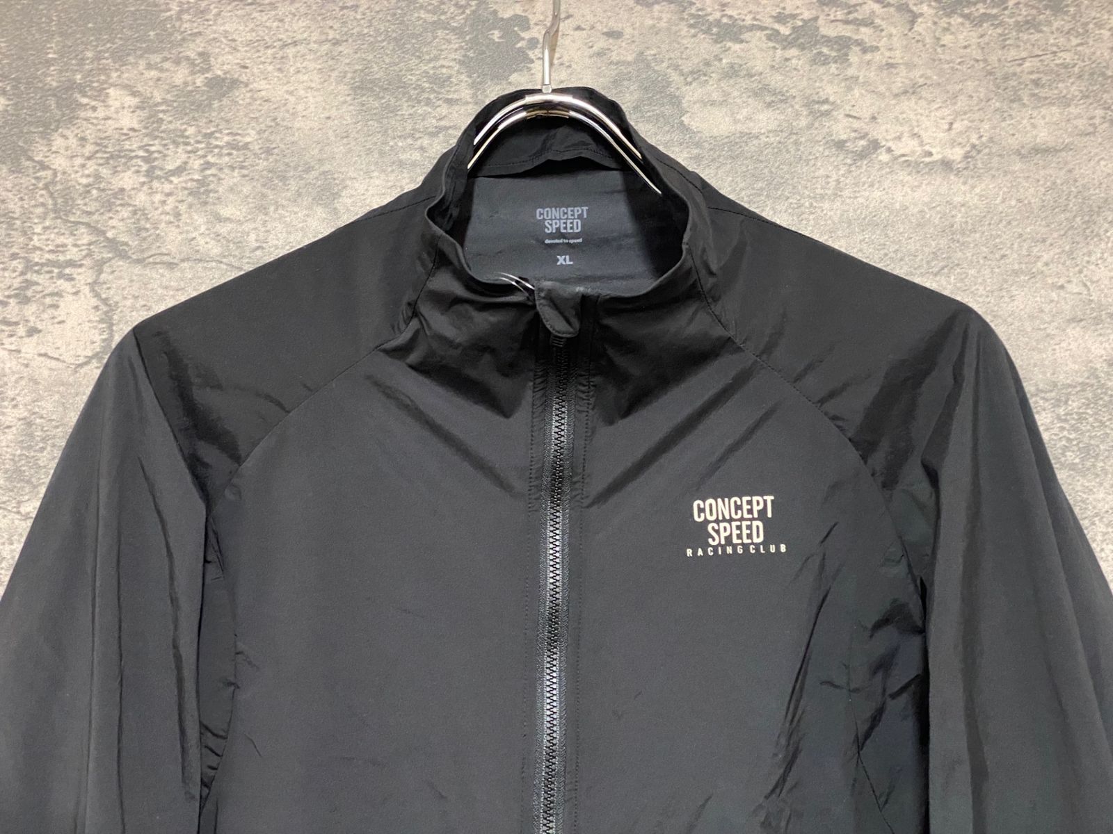 JN102 コンセプトスピード CONCEPT SPEED ウィンドブレーカー 黒 L BRIGHTFACE_UK