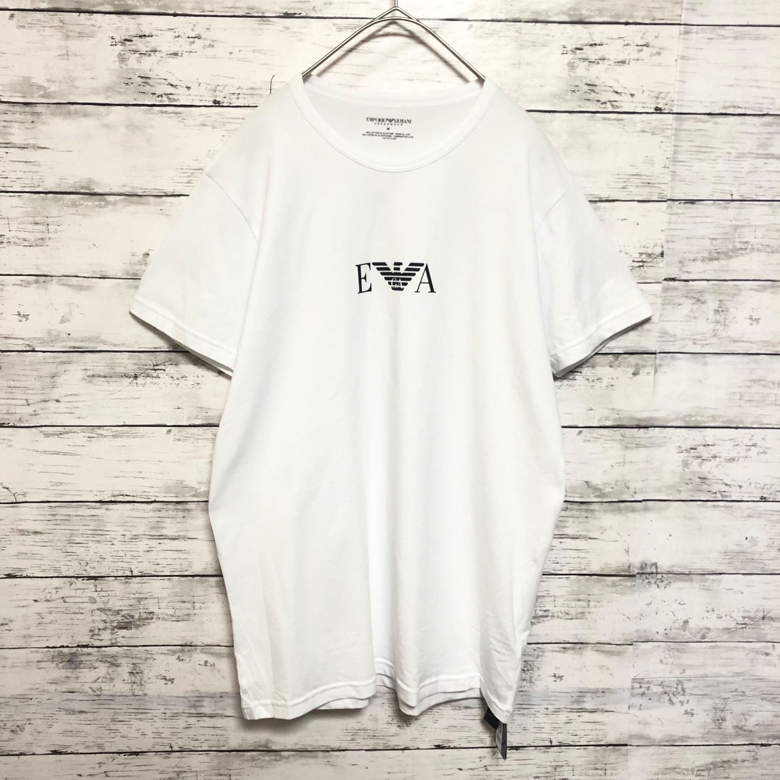 【新品】白 ホワイトEA エンポリオ アルマーニ Ｔシャツ tシャツ 半袖 白t