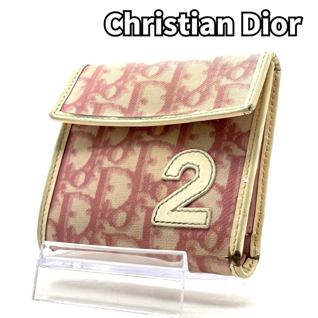 Y2K名作】 Christian Dior クリスチャンディオール 二つ折り財布