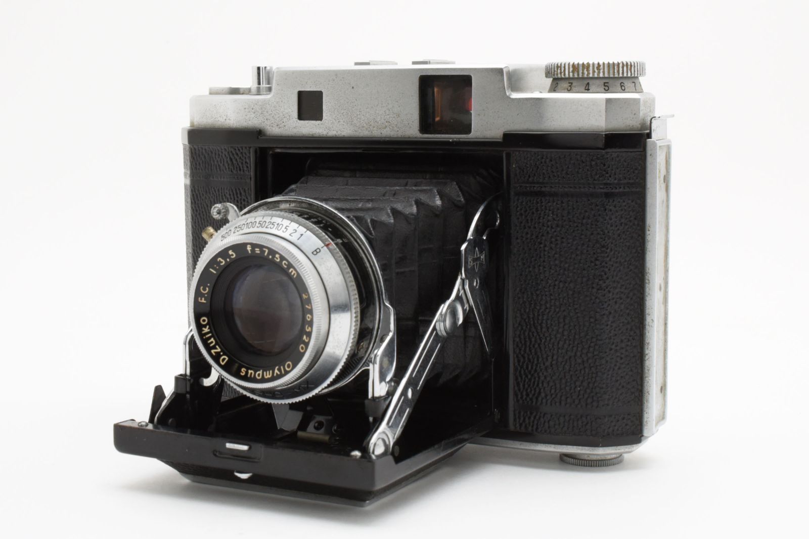 品 MAMIYA マミヤ MAMIYA-6 D.ZUIKO F.C. F3.5 7.5cm シャッター全速OK LL33 4460