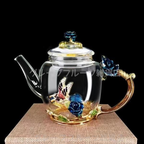 新品・未使用】煎茶道具 急須 ガラス 茶壷 横手急須 湯沸 水注 新品・未使用】煎茶道具 急須 ガラス 茶壷 横手急須 湯沸 水注
