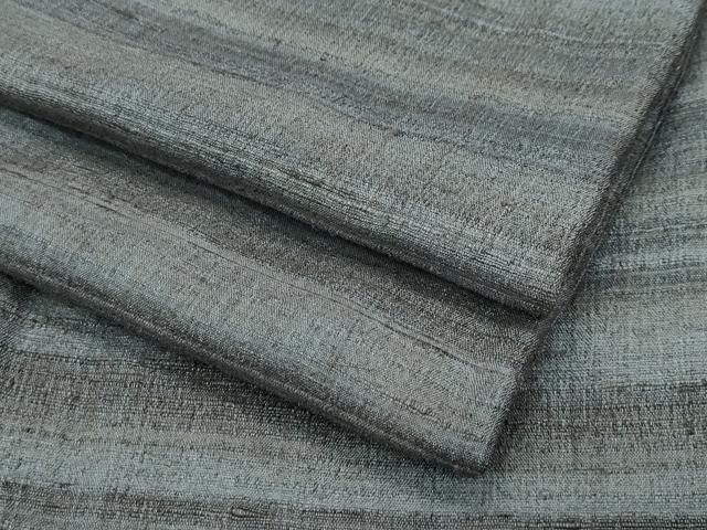 平和屋着物 上 インド アッサム 野蚕糸 手織 ムガシルク 霞文 CZAA3813s5