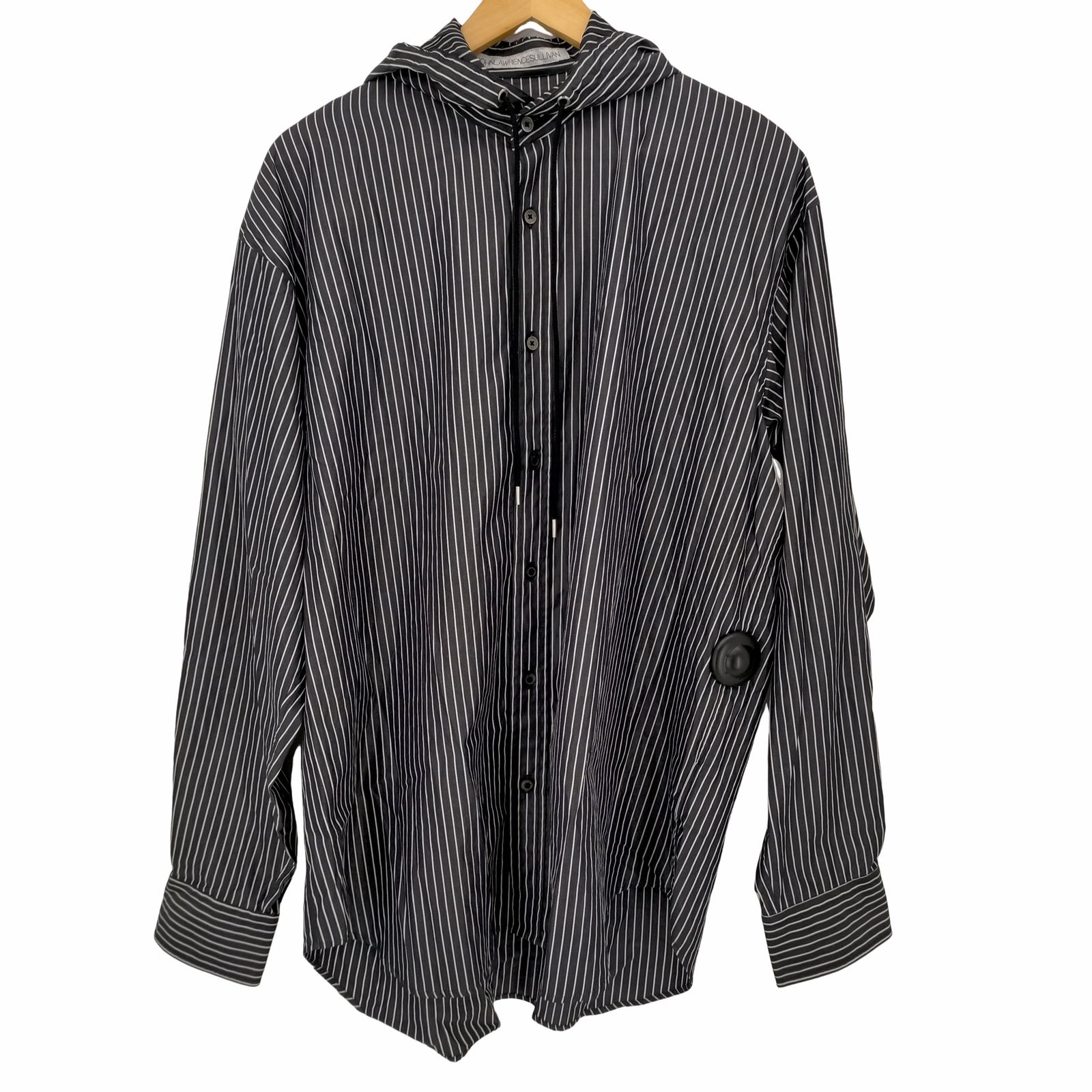 ジョンローレンスサリバン JOHN LAWRENCE SULLIVAN 18SS STRIPE HOODIE SHIRT メンズ JPN：48 -  メルカリ