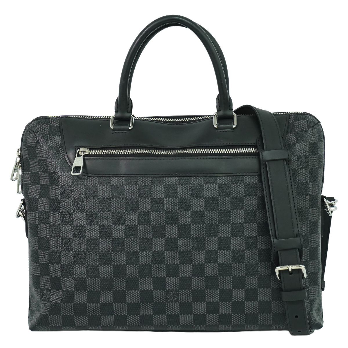 【美品】ルイヴィトン ダミエ ポルトドキュマン ビジネスバッグ N48260 LOUIS VUITTON ルイ・ヴィトン ポルトドキュマンジュールNM