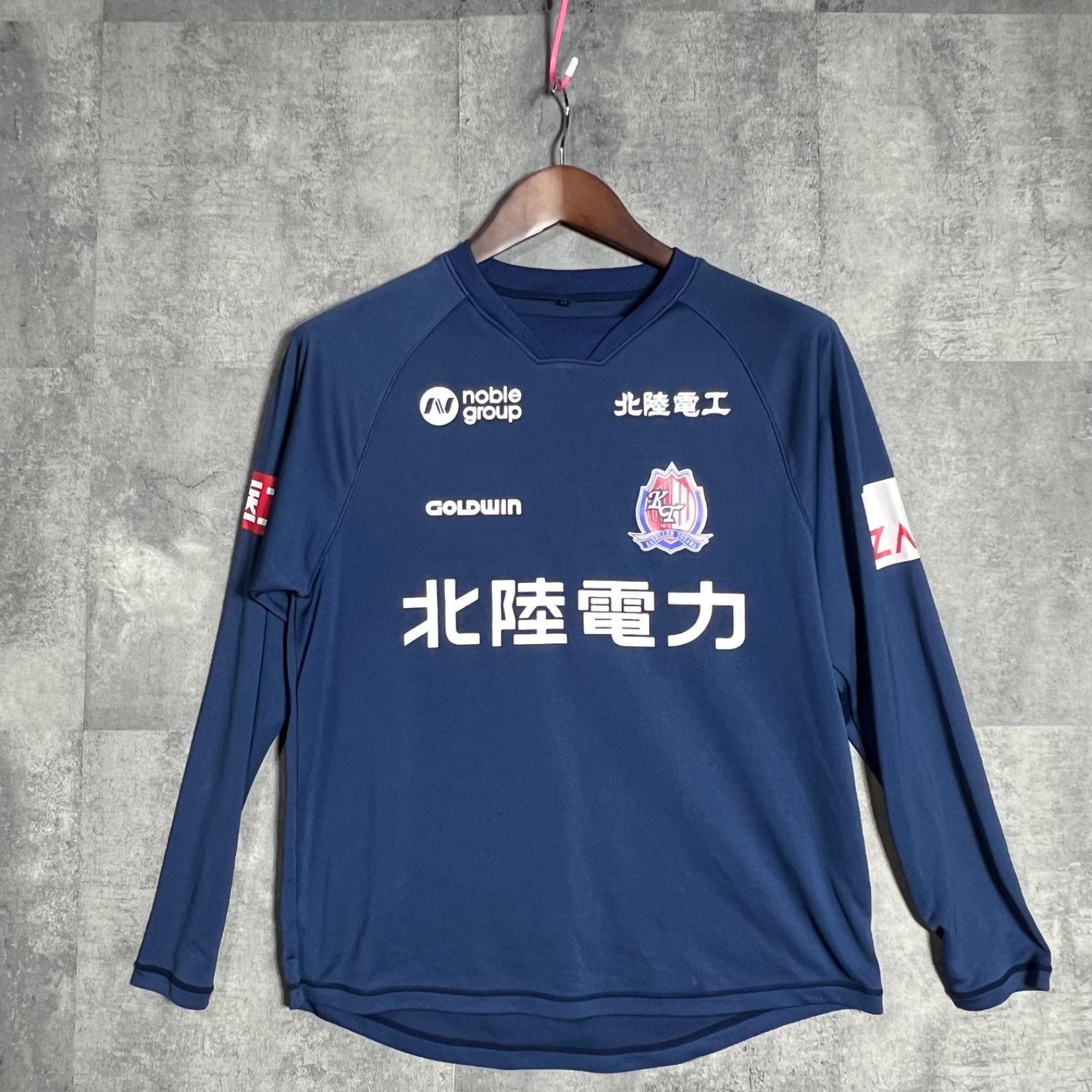 カターレ富山　支給品　練習着　希少　MANYスポンサーロゴ　サイズM 2点 カターレ富山 支給品 練習着 希少 スポンサーロゴ ダーク
