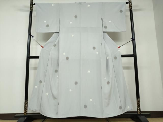 平和屋着物○上質な小紋 雪輪文 正絹 逸品 DAAW5329ud - メルカリ