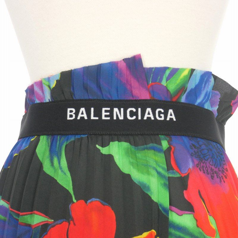 バレンシアガ BALENCIAGA プリーツスカート アシンメトリー - fawema.org