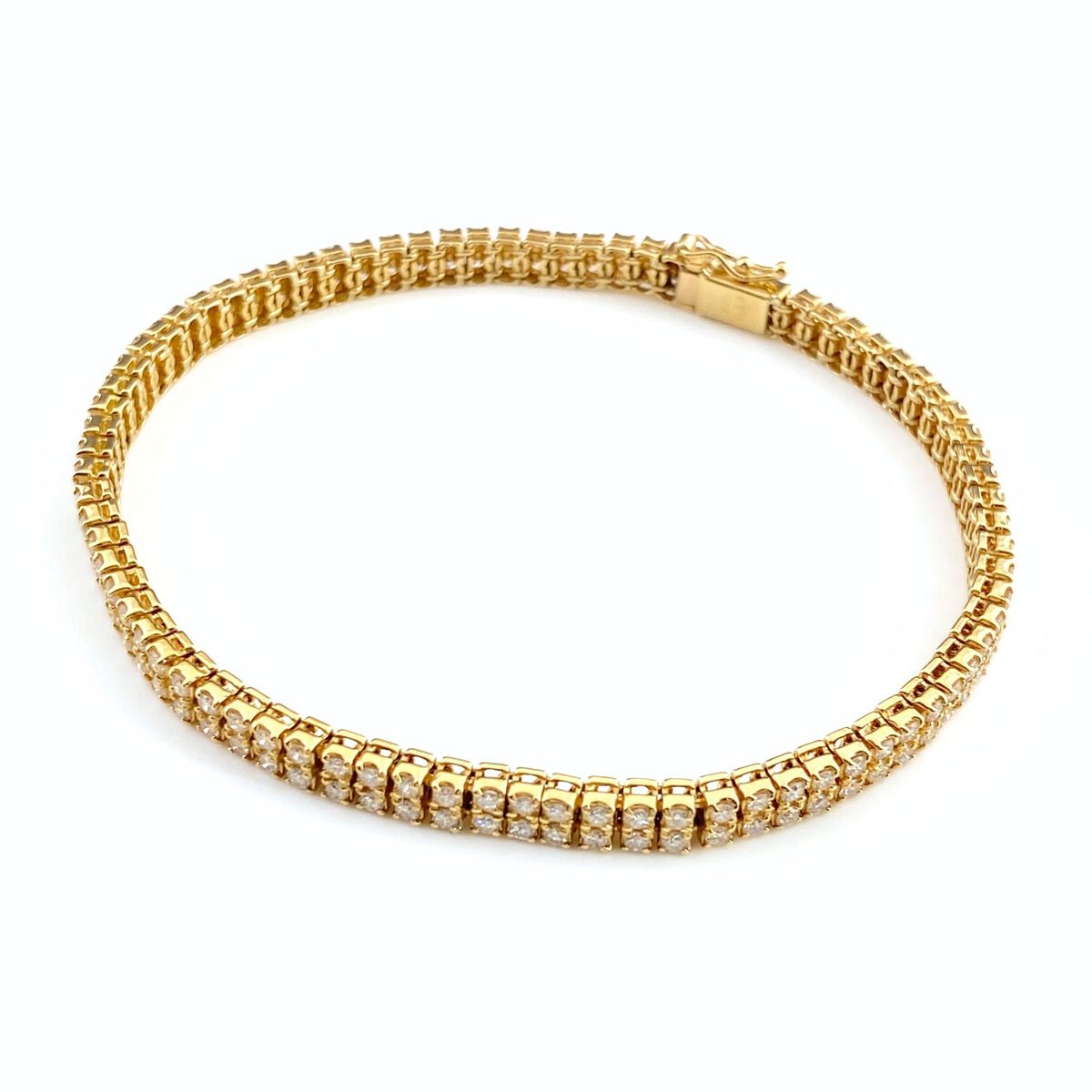 デザイン ブレスレット YG K18YG ブレスレット オーバル ツイスト