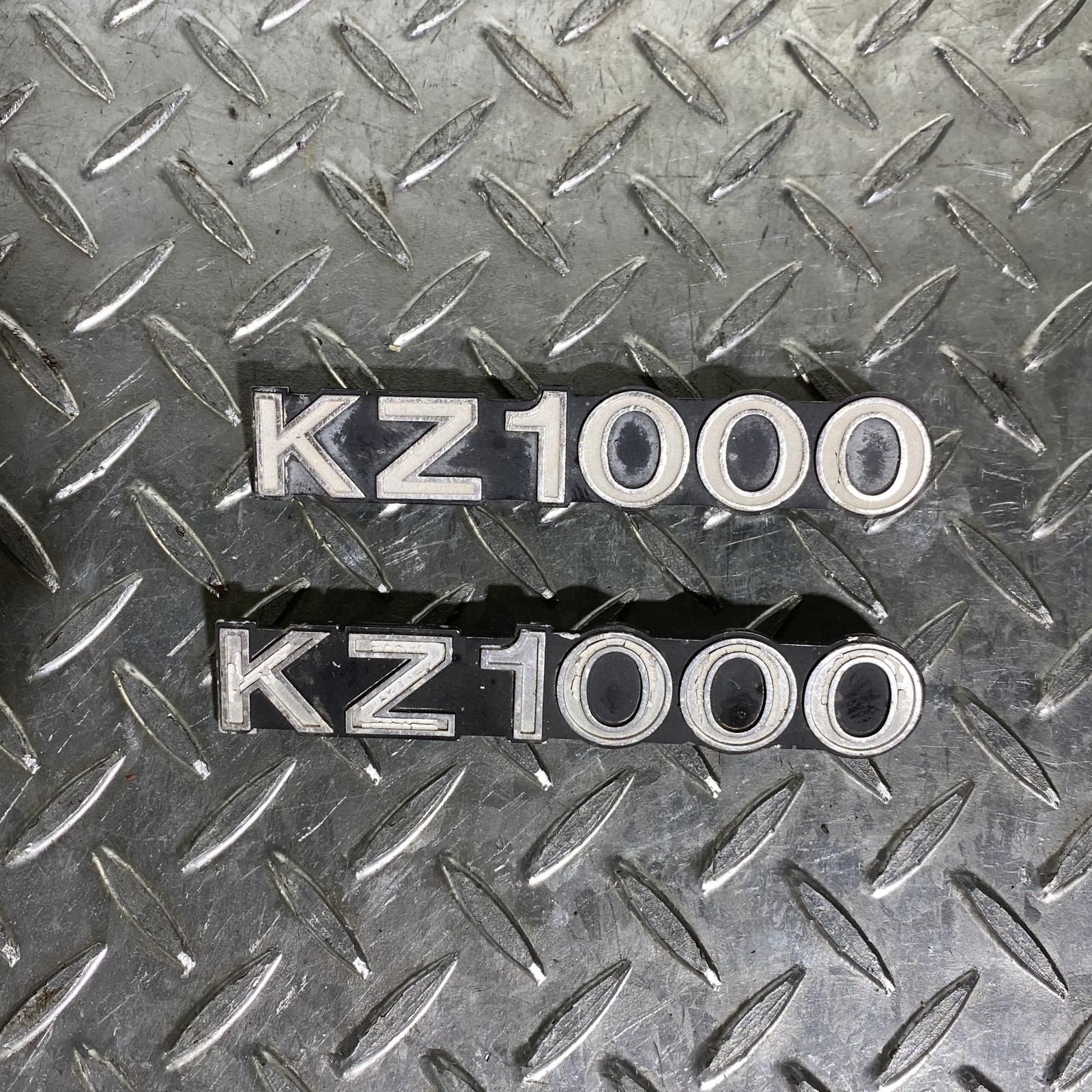 KAWASAKI KZ1000 サイドカバーエンブレム カワサキ