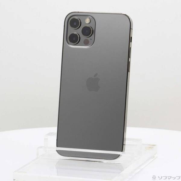 スマートフォン本体 iPhone 12 Pro MGM53J/A 中古品〕 iPhone12 Pro 128GB グラファイト MGM53J／A SIMフリー