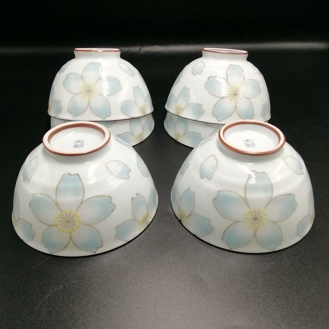・中村能久　紅梅図茶碗　共箱　直径11.7cm 西か4-0915① 中村能久 紅梅図茶碗 共箱 直径11.7cm 西か4-0915①（【楽天市場