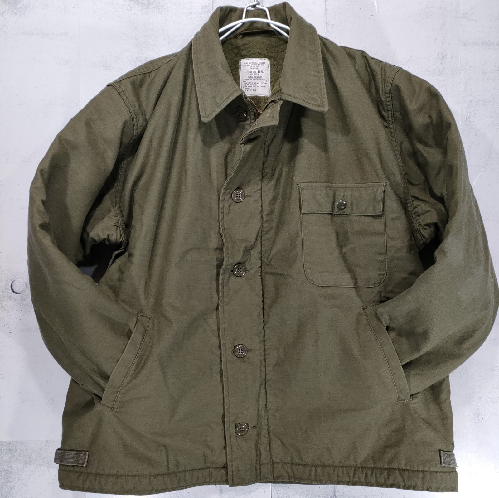 80s】米軍 実物 A2デッキジャケット サイズXL US NAVY - メルカリ