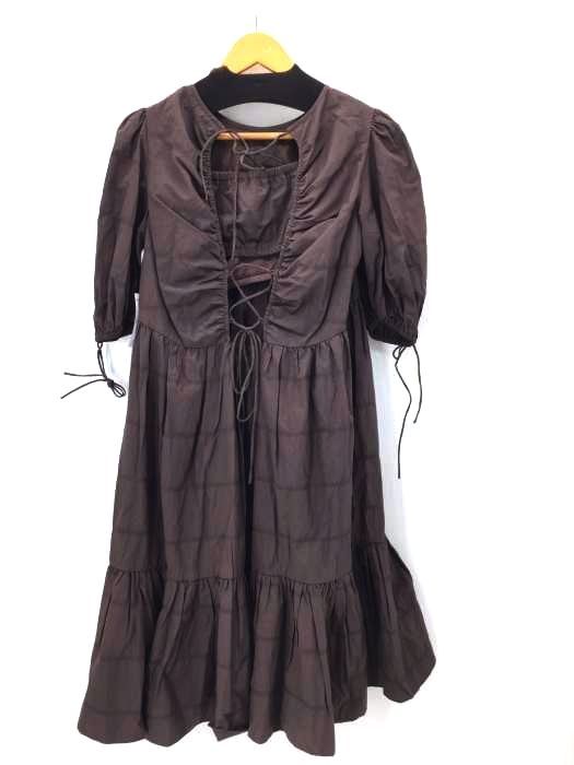 【新品未使用】FRAYID ワンピース FRAY I.D(フレイアイディー) コットンパフワンピース #25462