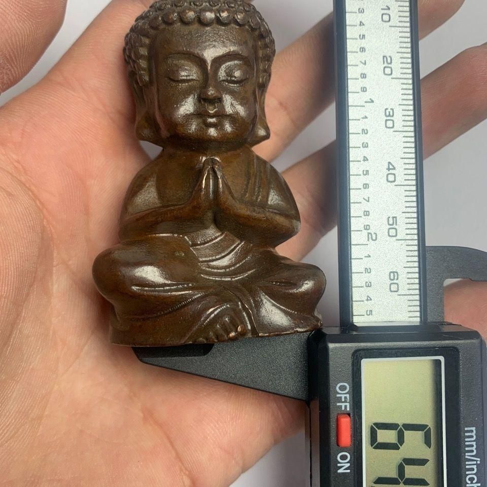 銅製 弥勒仏 置物 禅意 装飾品 工芸品 美術品 置物 - メルカリ