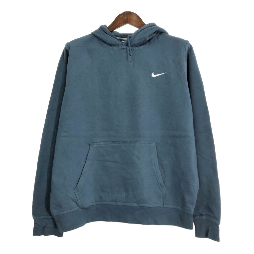 NIKE ナイキ スウェットパーカー スポーツ ライトブルー (メンズ L) 中古 古着 T1039