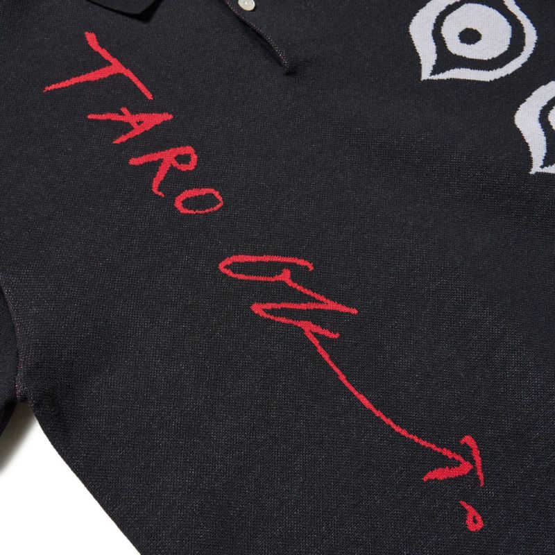 NEW ERA ニューエラ ニット ポロシャツ 希少 TARO OKAMOTO 岡本太郎