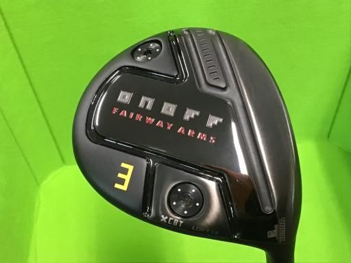 グローブライド ONOFF ARMS 2025 KURO 3W フェアウェイウッド FW CBT-624F フレックスS メンズ 男性用 右利き 右用 Bランク ゴルフクラブ